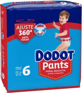 Wegwerpluiers Dodot Pants 15+ kg Maat 6 27 Stuks - Afbeelding 2