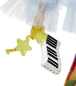 Barbie Extra Doll in blauw jasje met ruches en krokodil huisdier - Modepop - Barbiepop - Afbeelding 12