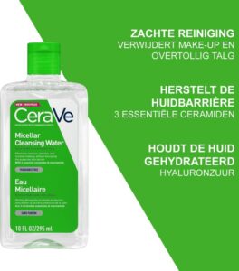 Cerave Cleansers Cleansing Micellar Water 295ml   Removes Dirt And Dead Skin Cells - Afbeelding 2