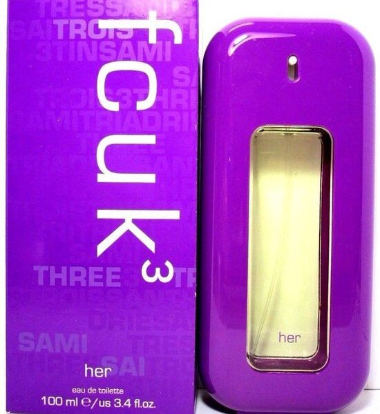 French Connection Fcuk 3 Eau De Toilette Spray 100 ml for Women