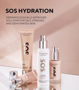 MÁDARA SOS Hydra Herstellend Serum 30ml - pioenroos - hyaluronzuur - Afbeelding 3