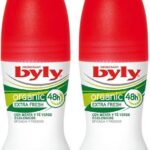 Deodorant Roller Organic Extra Fresh Activo Byly (2 uds)