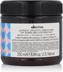 Conditioner for Blonde or Graying Hair Davines Alchemic Marine Blue 250 ml - Afbeelding 3