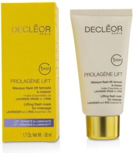 DECLEOR PROLAGENE LIFT FLASH WITH LAVENDER AND IRIS ESSENTIAL OIL MASK 50ML