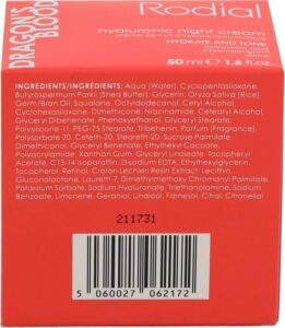 Rodial - Dragon's Blood Hyaluronic Night Cream - 50 ml - Afbeelding 4