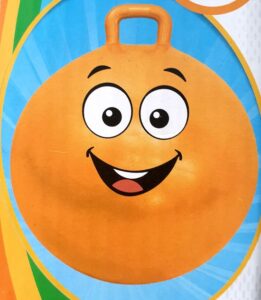 Skippybal Oranje 45 cm - Afbeelding 3