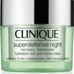 Clinique Age Prevention Superdefense Night Recovery Moisturizer Creme DrogeZeer Droge Huid 50ml