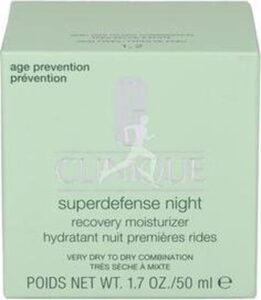 Clinique Age Prevention Superdefense Night Recovery Moisturizer Creme DrogeZeer Droge Huid 50ml - Afbeelding 11