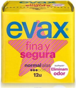 Normaal Maandverband met vleugels Evax (12 uds) - Afbeelding 2