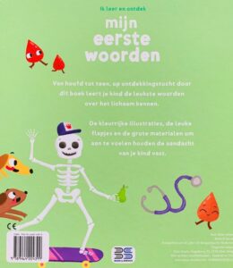 Ik leer en ontdek mijn eerste woorden LICHAAM - Met GROTE Flapjes - Afbeelding 2