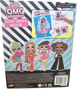 LOL Surprise Sticker Surprise Magazine - Meer dan 30 unieke stickers - a5 Formaat - Afbeelding 2