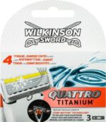 Wilkinson Quattro Titanium Scheermesjes - 3 stuks
