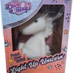 Love & Hugs eenhoornlampje schilderen - Met verf en kwastje - Werkt op batterijen