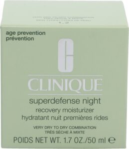 Clinique Age Prevention Superdefense Night Recovery Moisturizer Creme DrogeZeer Droge Huid 50ml - Afbeelding 7