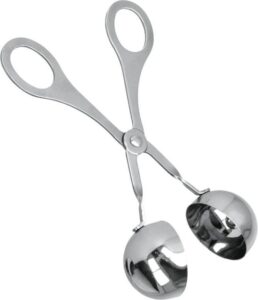 Metaltex Tang Voor Gehaktballen 17,5 X 6,5 X 4 Cm Rvs Zilver