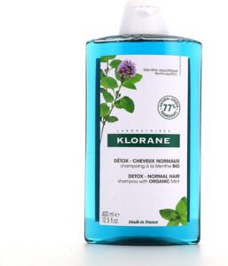 Klorane Aquatique Mint Detox Shampoo 400ml