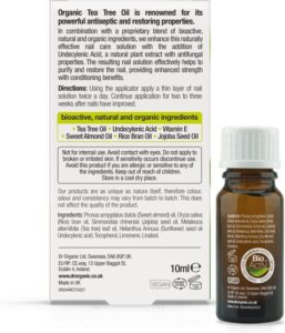 Dr. Organic Tea Tree Nagel Solution 10 ml - Afbeelding 4