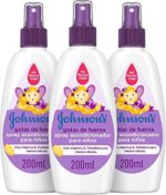 Versterkende conditioner Johnson's Gotas de Fuerza Kinderen Spray (200 ml) - Afbeelding 4