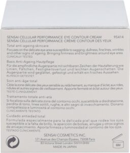 Sensai Cellular Performance Eye Contour Cream 15 ml - Afbeelding 3