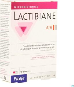 Pileje Lactibiane ATB 10 capsules - Afbeelding 4