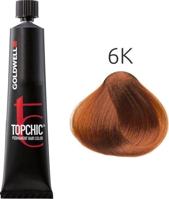 550x647-120 Goldwell Topchic Hair Color 6K 60 ml - Afbeelding 1