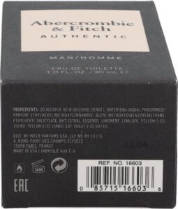 Abercrombie and Fitch Authentic Men Eau de Toilette, 30ml - Afbeelding 2
