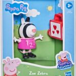 peppa pig - Zoe Zebra - kunststof - doosje - 6 cm - hasbro