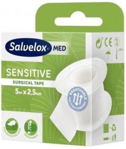 Salvelox Esparadrapo Sensitive 5m X2,5cm