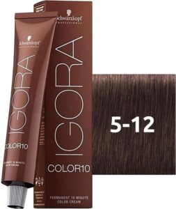 Permanente Kleur Igora Color10 Schwarzkopf 5-12 (60 ml) - Afbeelding 2