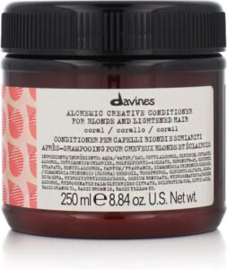 Conditioner for Blonde or Graying Hair Davines Alchemic Coral 250 ml - Afbeelding 3