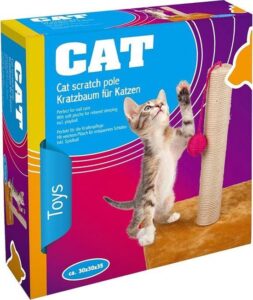 Pet Toys - Krabpaal - Met Balletje - Hout - 30 x 35 cm - Afbeelding 3