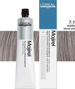 Majirel Ionene G Coloration Creme #7,1 By L'oreal Professionnel Paris 50 Ml