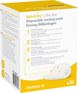 Medela Ultra Thin Zoogcompressen wegwerp individueel verpakt extra dun voor weinig hoeveelheden lekkende moedermelk - 30 stuks - Afbeelding 4