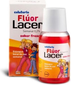 Mondspoeling Lacer Aardbei Fluoride Junior (100 ml) - Afbeelding 3