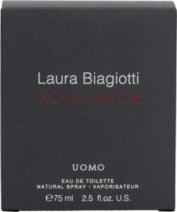 Herenparfum Laura Biagiotti EDT Romamor Uomo (75 ml) - Afbeelding 3