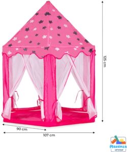 Maxenza 8236 Let's Play Plug & Play Prinses Kasteel XXL Speeltent - 105 x 90 x 120 cm - Voor Meisjes vanaf 3 jaar - Afbeelding 4