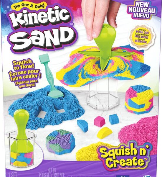 Kinetic Sand - Speelzand - Squish NÃƒÆ’Ã‚Â¢ÃƒÂ¢Ã¢â‚¬Å¡Ã‚Â¬ÃƒÂ¢Ã¢â‚¬Å¾Ã‚Â¢ Create - 3 Kleuren - 382g - Sensorisch Speelgoed