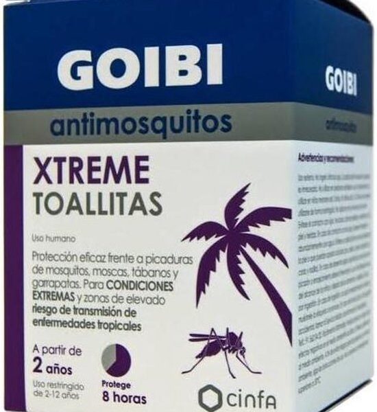 Goibi Xtreme Mosquito Repellent Wipes 16 Uts