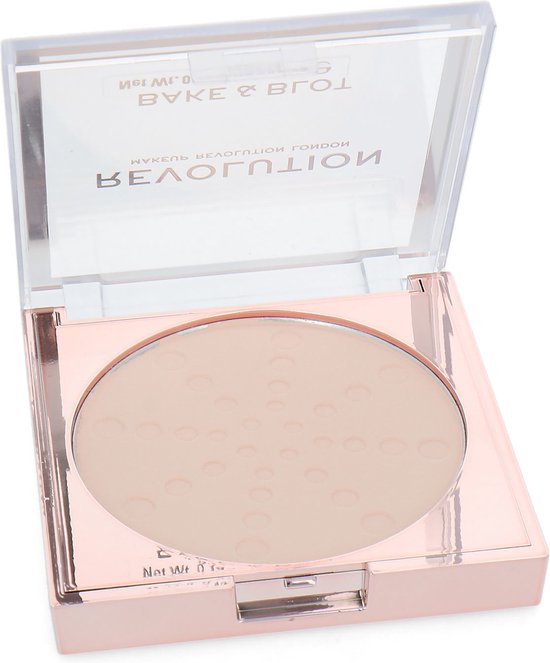 550x663-57 Makeup Revolution Bake & Blot Setting Powder - Lace - Afbeelding 1