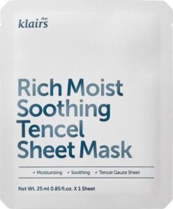 Klairs - Rich Moist Soothing Tencel Sheet Mask - 25ml - Afbeelding 4