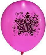 LED geboorteballonnen roze - Afbeelding 2