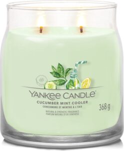 Yankee Candle - Cucumber Mint Cooler Signature Medium Jar - Afbeelding 2