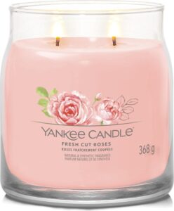Yankee Candle - Fresh Cut Roses Signature Medium Jar - Afbeelding 2