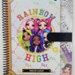 RAINBOW HIGH DESIGN ALBUM - KLEURBOEK MET STICKERS EN SJABLONEN