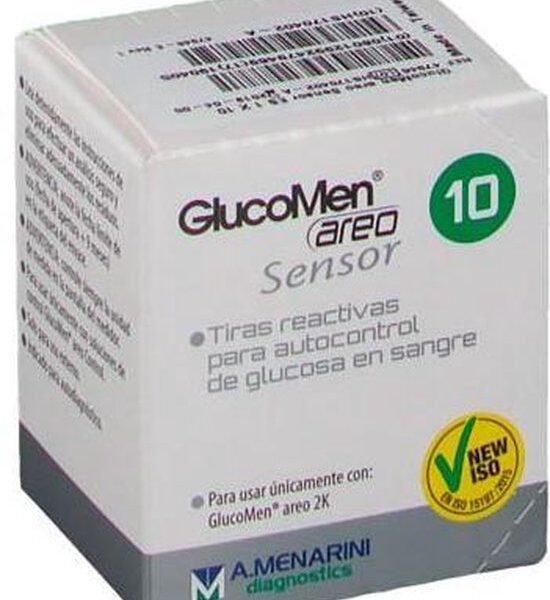 Menarini Glucomen Areo Sensor Glucosa 10 Tiras