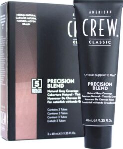 American Crew Precision Blend Lote Cream Number 7/8 Gel Set, Light - Pack of 3