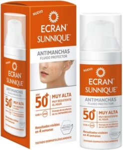 Anti Bruine vlekken Zonnebrandlotion Sunnique Ecran Spf 50+