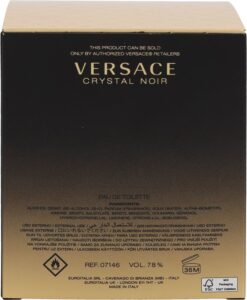 Versace Crystal Noir - 90 ml - Eau de toilette - Afbeelding 4