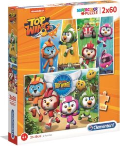 Clementoni Legpuzzel Top Wing 27 X 19 Cm 60 Stukjes 2 Stuks - Afbeelding 2