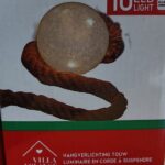 Villa Volance - Hangverlichting touw op batterijen - 10 LED Lampjes - Kerstversiering - Decoratie.